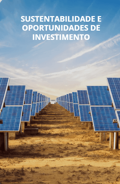 Detalhe de usinas solar